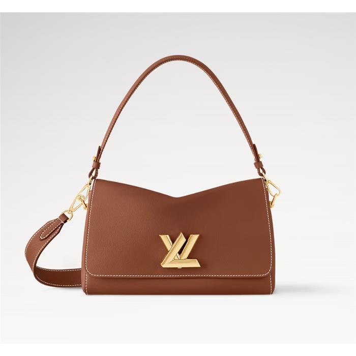 Louis Vuitton Soft Twist Leather Shoulder Bag Tote