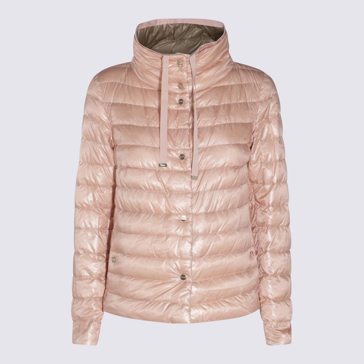Herno Beige Down Puffer Jacket Women