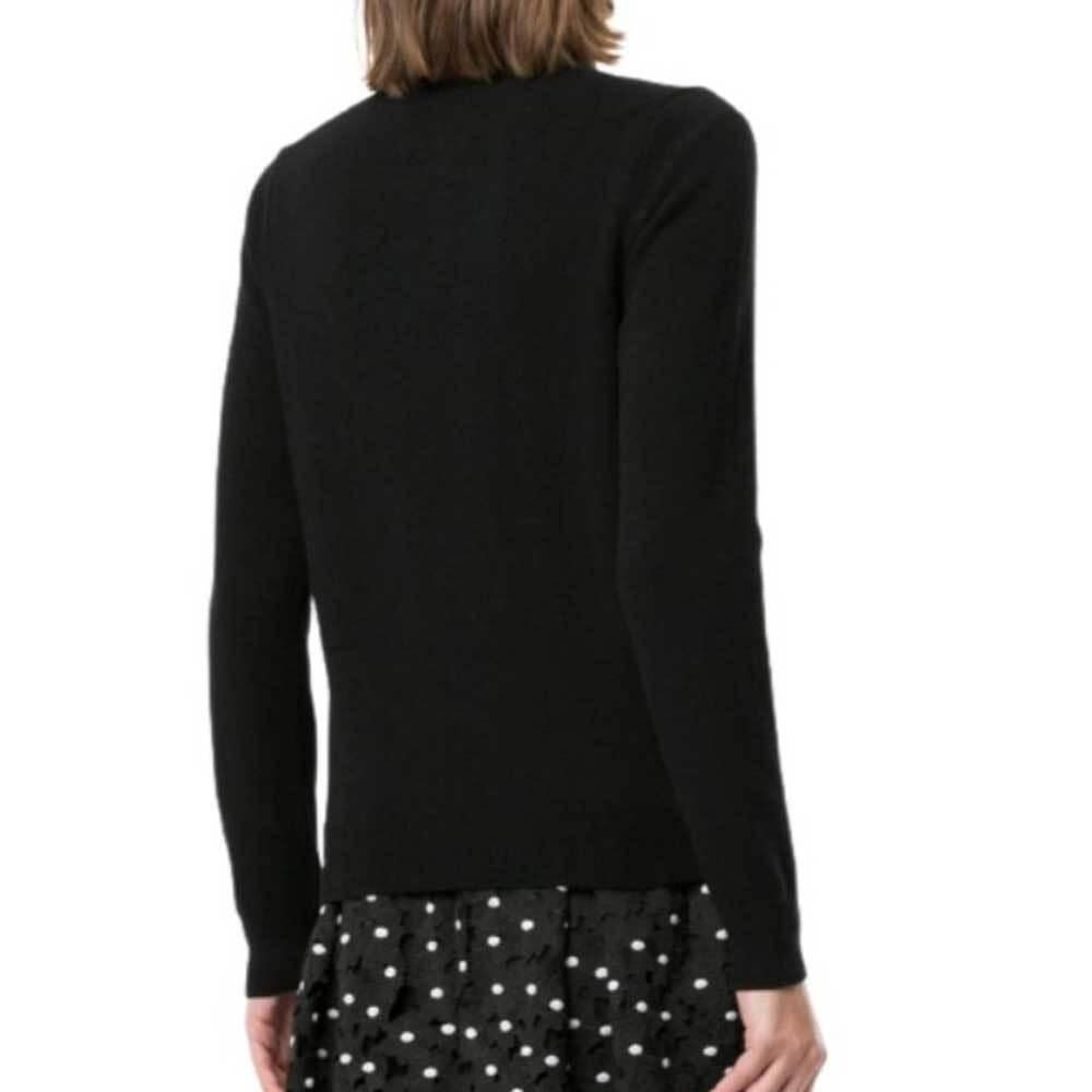 Comme des Garcons Black Heart Logo Women’s Black Cardigan
