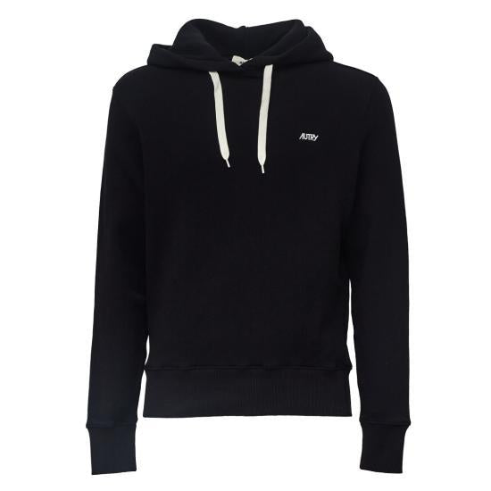 AUTRY Logo Hooded Sweatshirt Women’s Hoodie 002K BLACK DOM