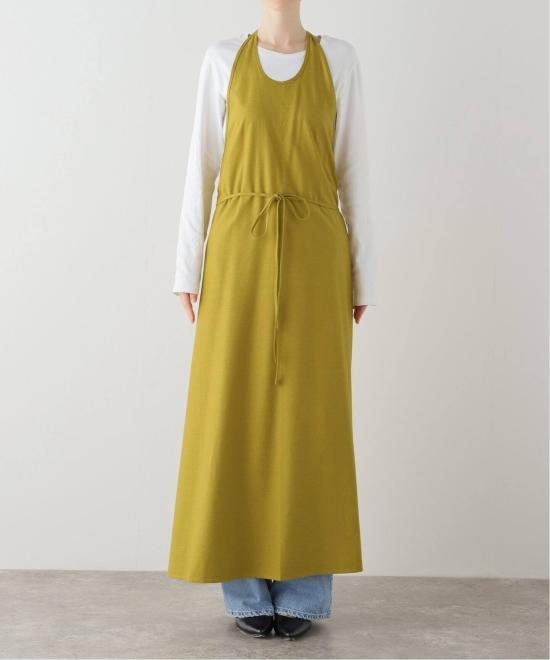 BASERANGE Long Dress DRAPWSWI24 SOPHOS GREEN DOM