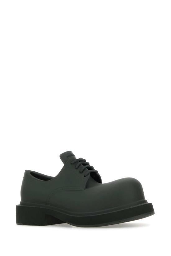 BALENCIAGA Black Leather Dress Shoes