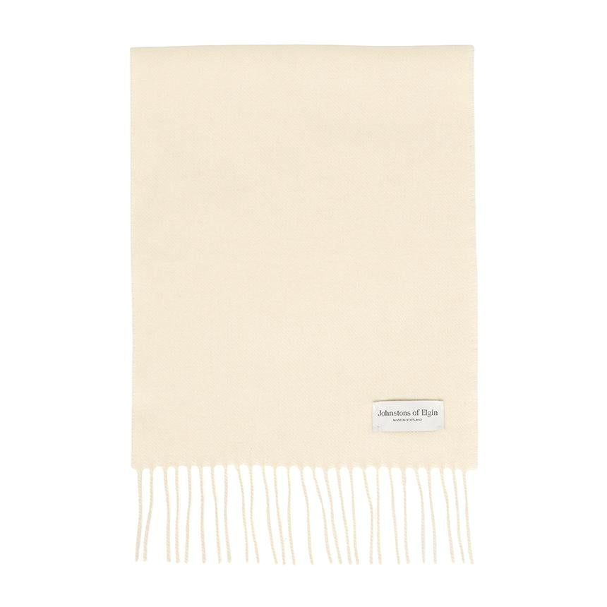 Johnstons of Elgin Unisex Cashmere Scarf HB0167 BLONDE