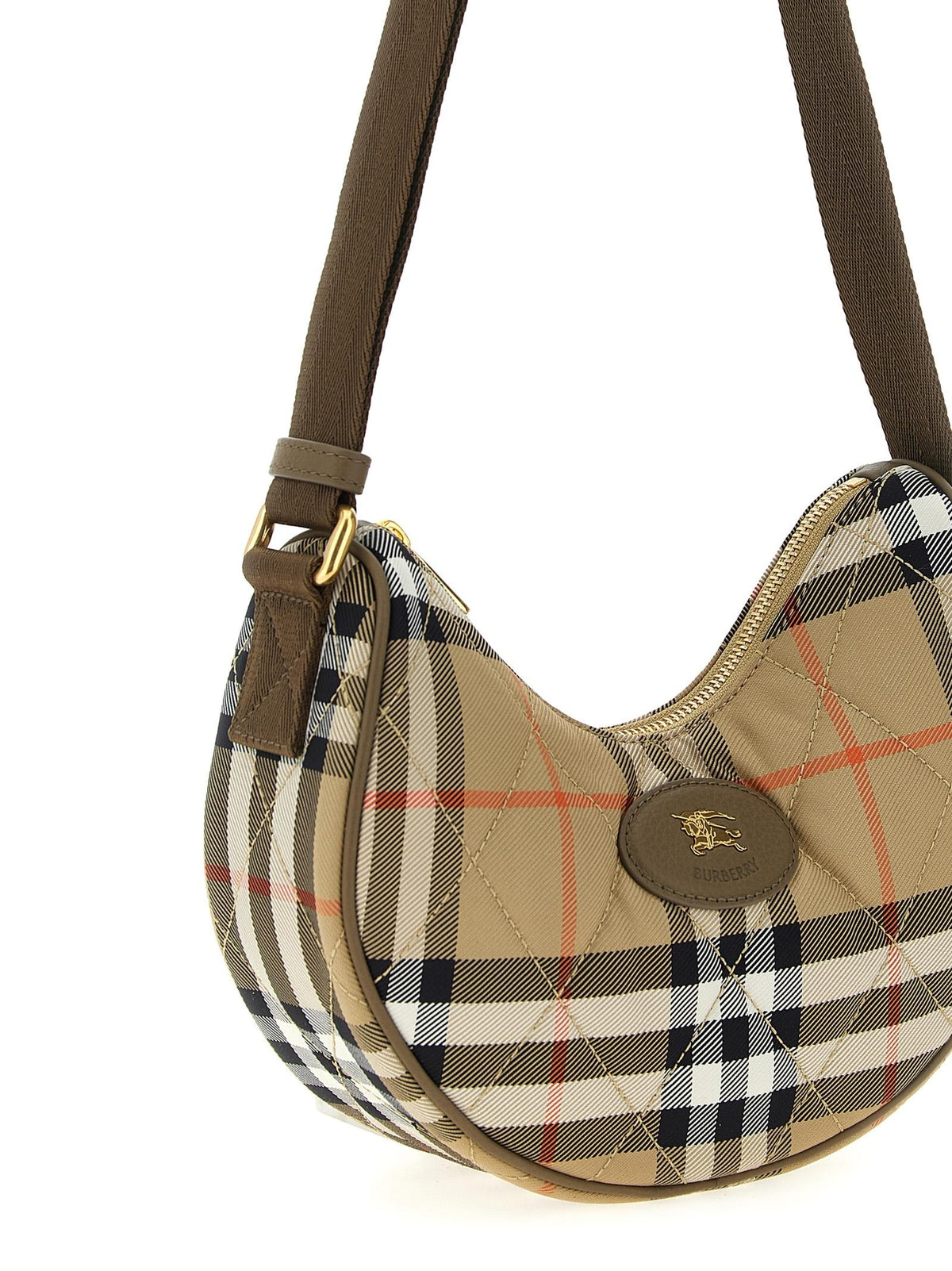 BURBERRY Sand Leather Crossbody Bag