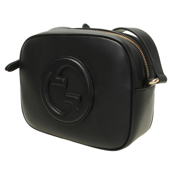 GUCCI Blondie Mini Leather Shoulder Bag Black