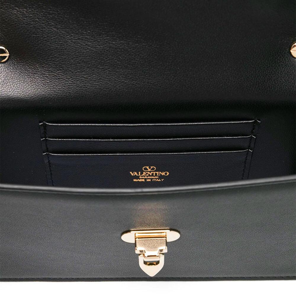 VALENTINO Rockstud Chain Mini Shoulder Bag for Women 6W2P0AG5 VIT 0NO