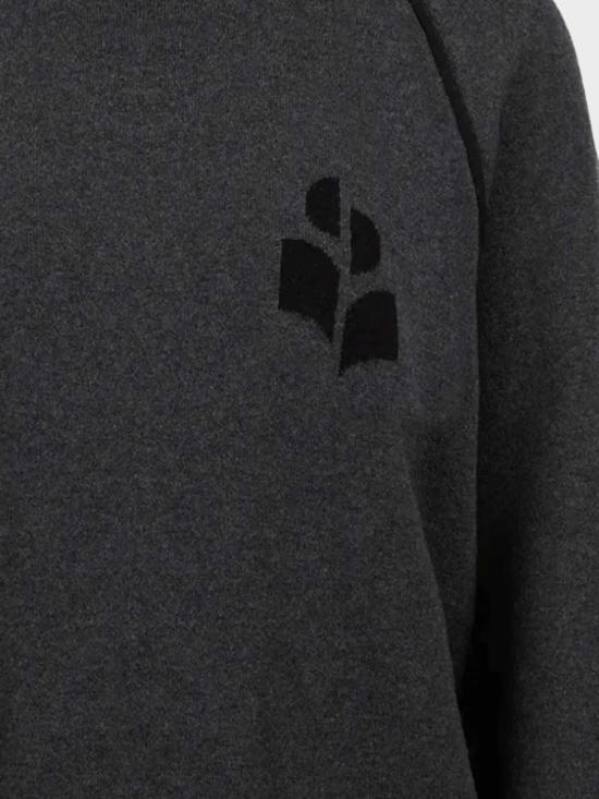 Isabel Marant Anthracite Black Crewneck Knit Sweater Men PU0872 HA D1L06H