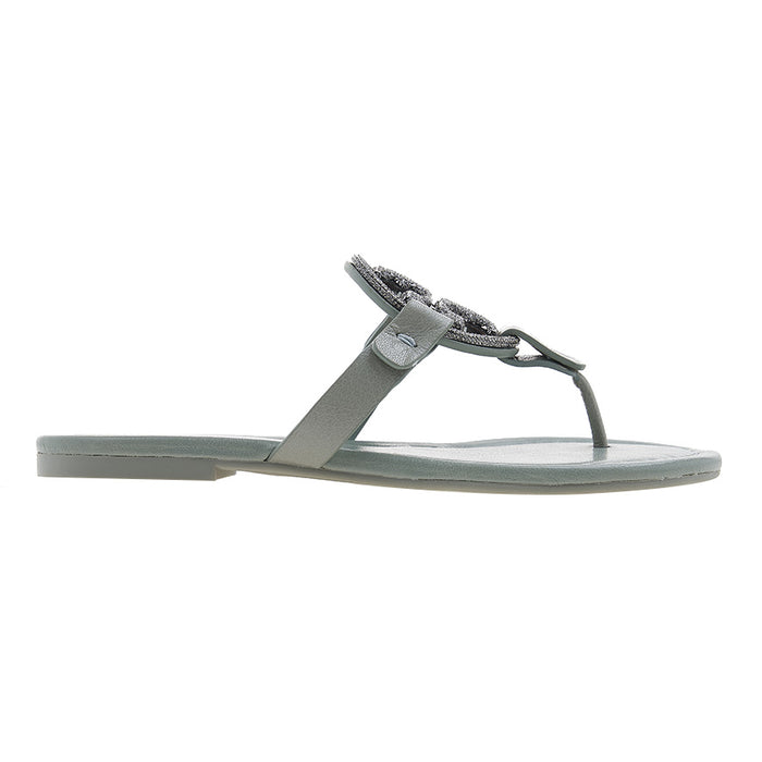 Tory Burch Women’s Miller Sandals Navy Leather Sandal