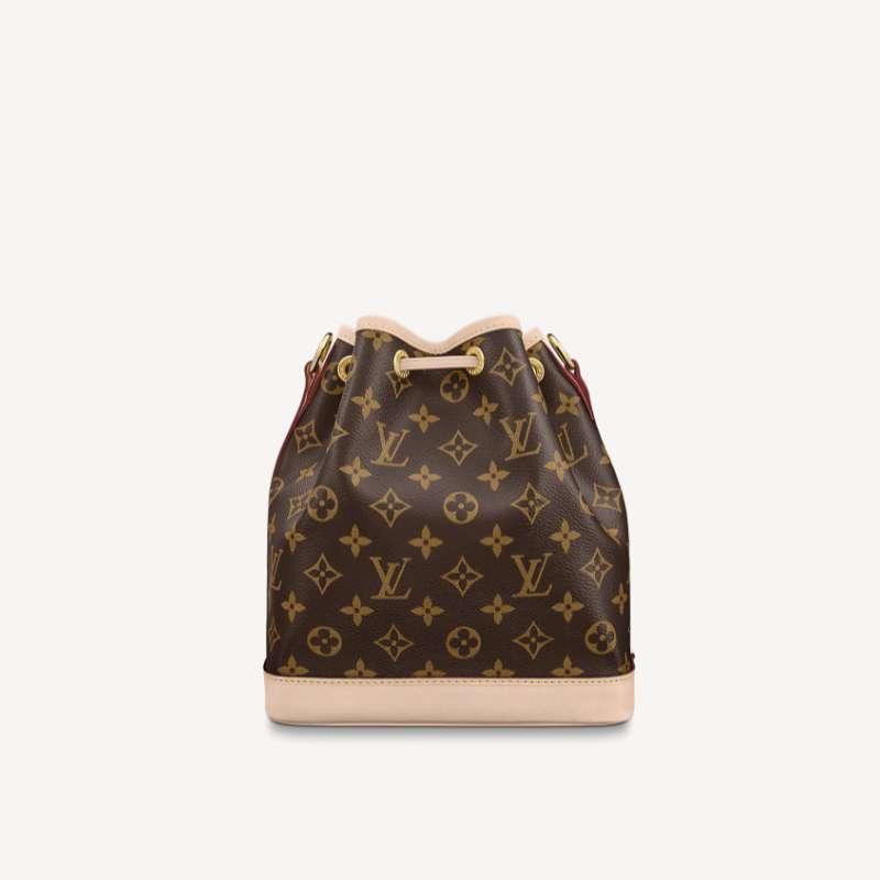 Louis Vuitton Monogram Noe BB Bucket Drawstring Shoulder Bag