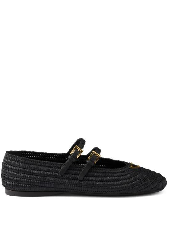 PRADA Crochet Ballerina Flats 1F927N F 005 2ACS F0002