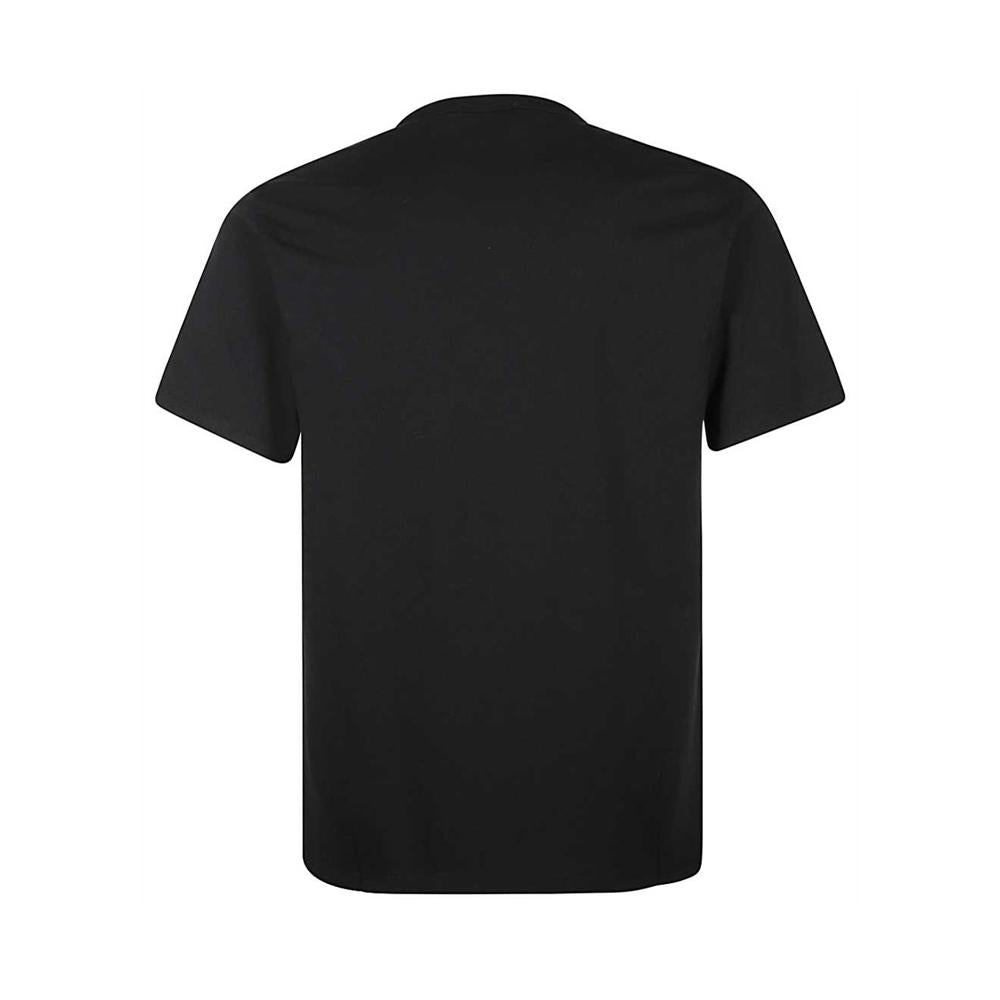 Maison Kitsune Men's Tricolor Fox Logo Black T-Shirt FM00120 KJ0010 P199