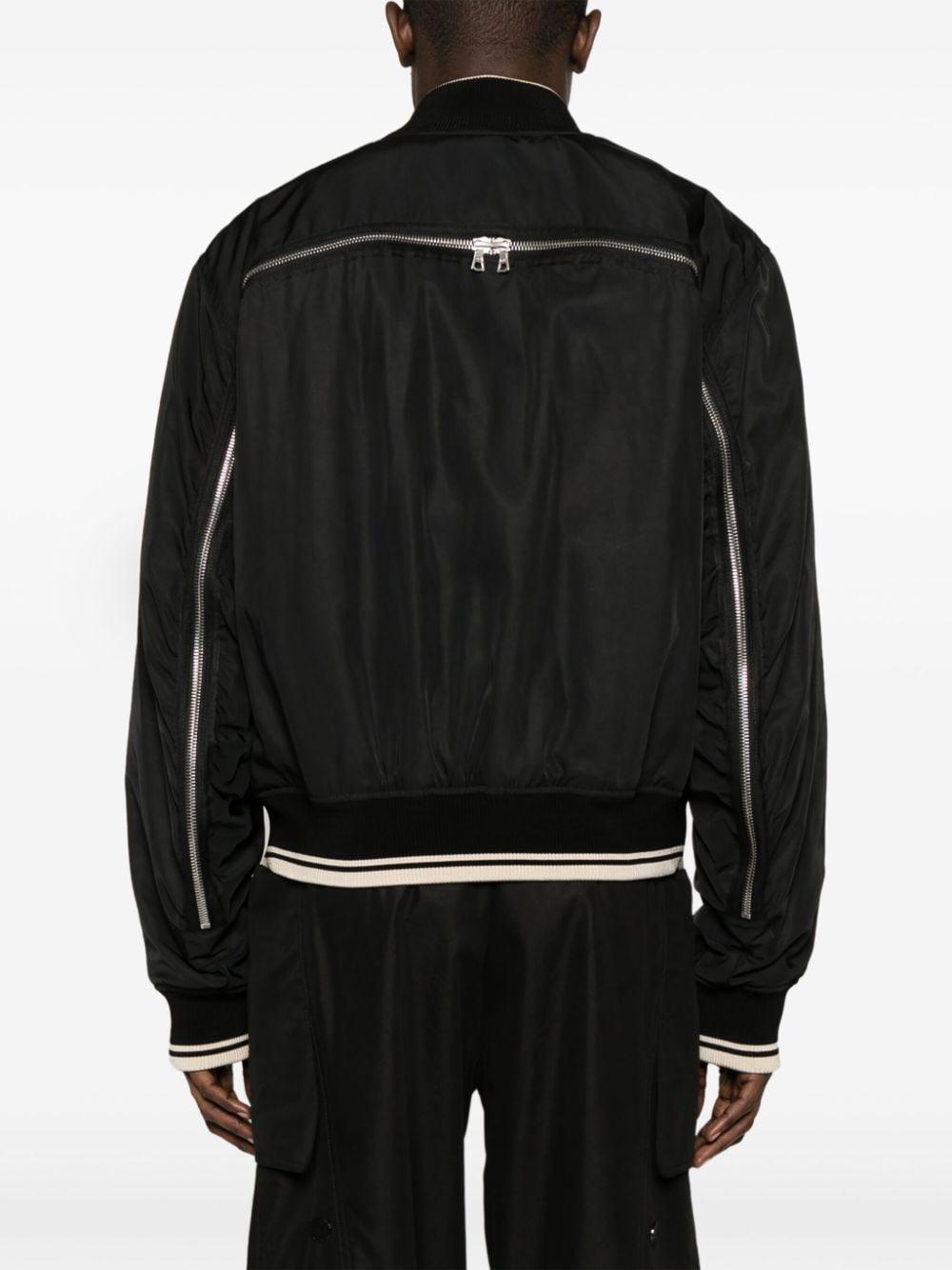 Dries Van Noten Men's Black Bomber Jacket 241 020517 8210 900