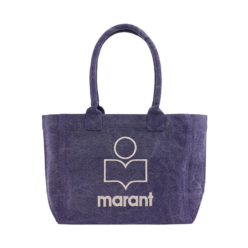 Isabel Marant Yenky Zip Tote Bag Women’s Beige Canvas Leather Trim