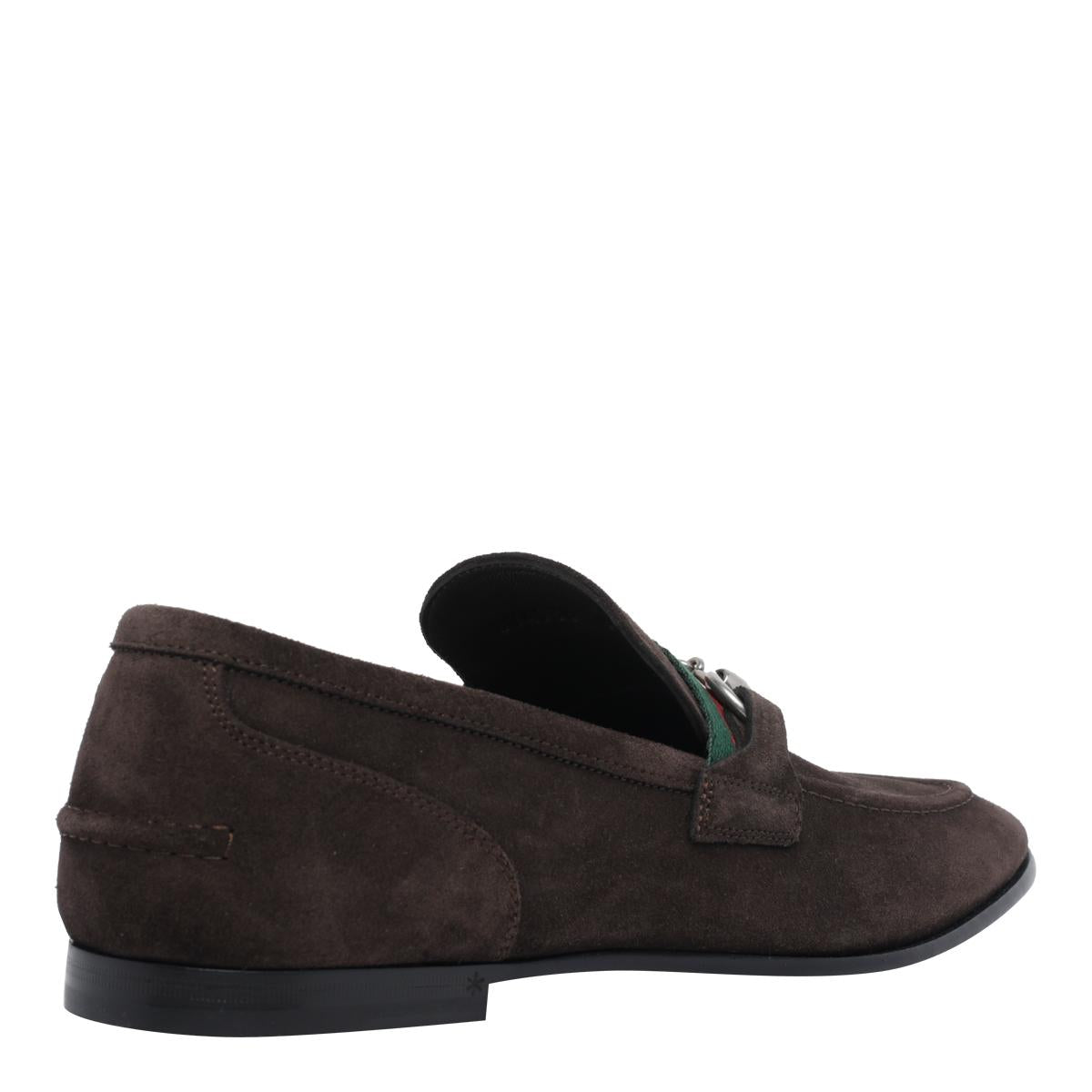 GUCCI Brown Leather Loafers