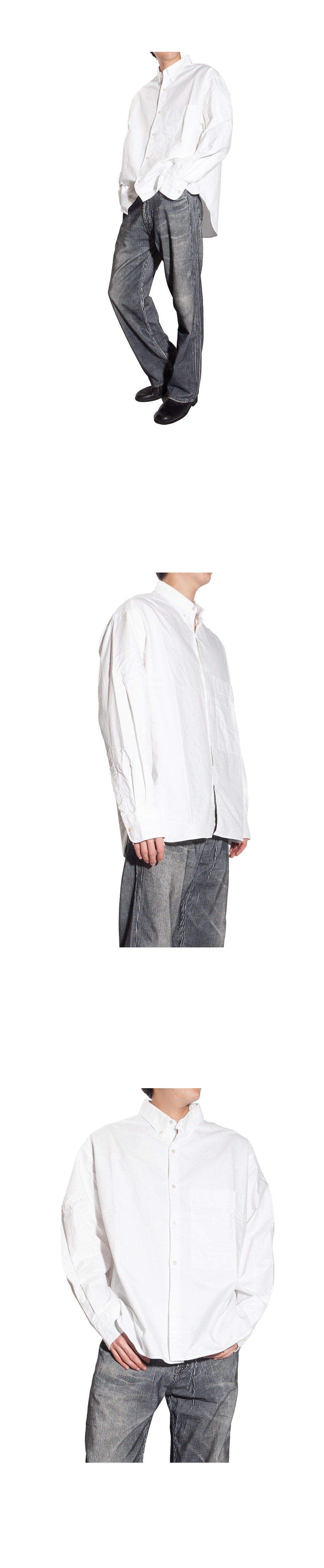 STUDIO NICHOLSON Keble Men's Long Sleeve Shirt KEBLE SNM670