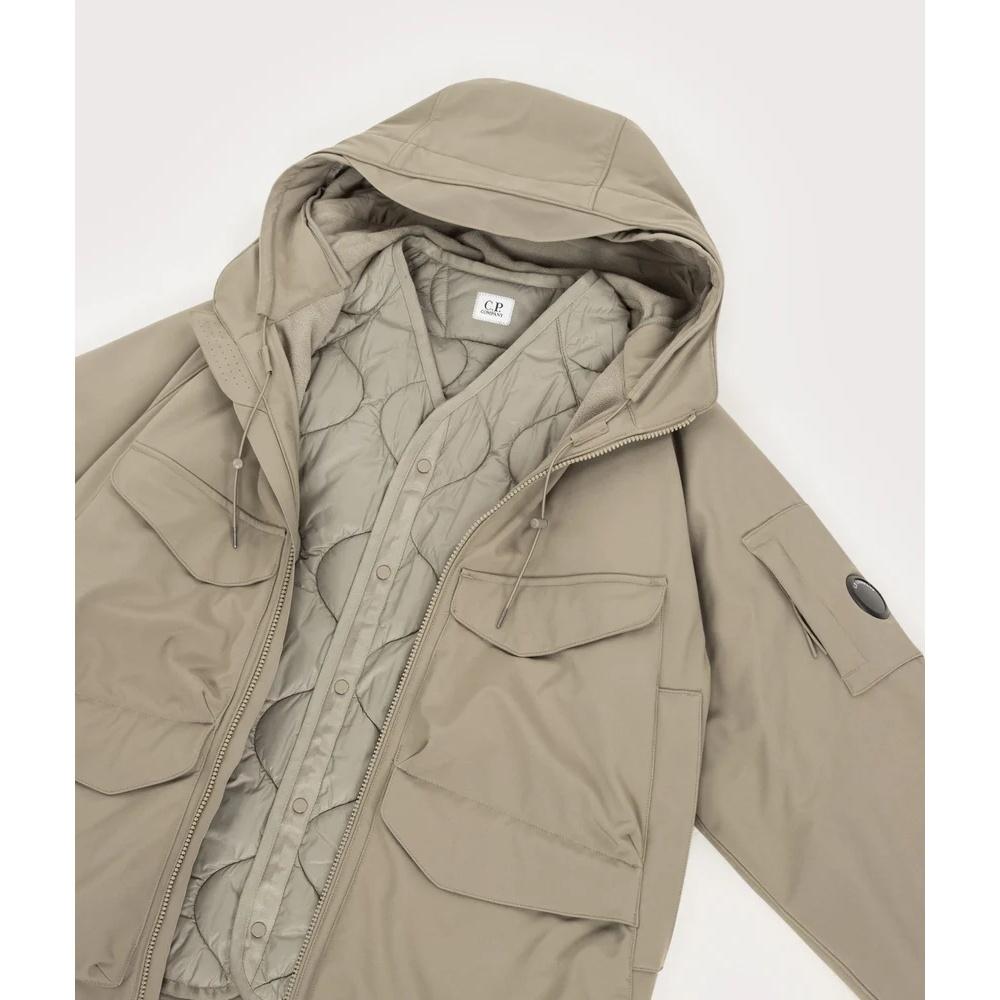 CP Company Lens Patch Hooded Jacket Men Green