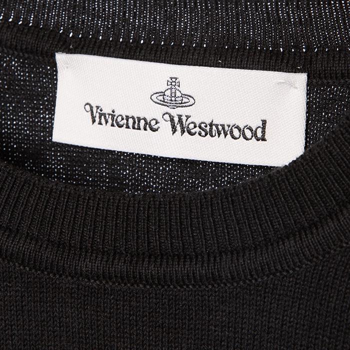 Vivienne Westwood Men’s Black Crew Neck Knit Sweater