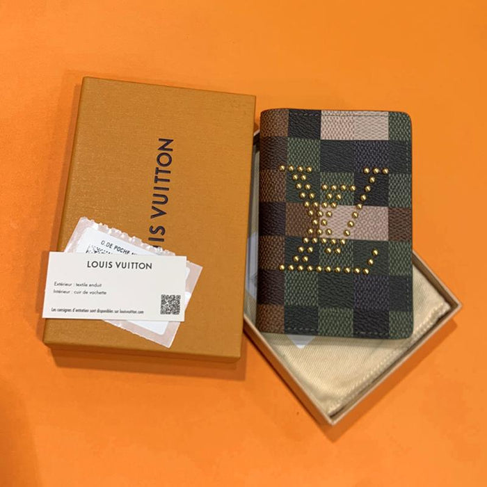 Louis Vuitton Damier Camouflage Pocket Card Holder Unisex