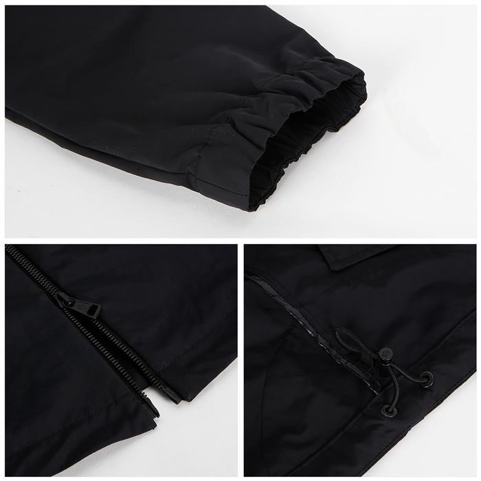 Moncler GALES High Neck Zip Jacket Black Men’s