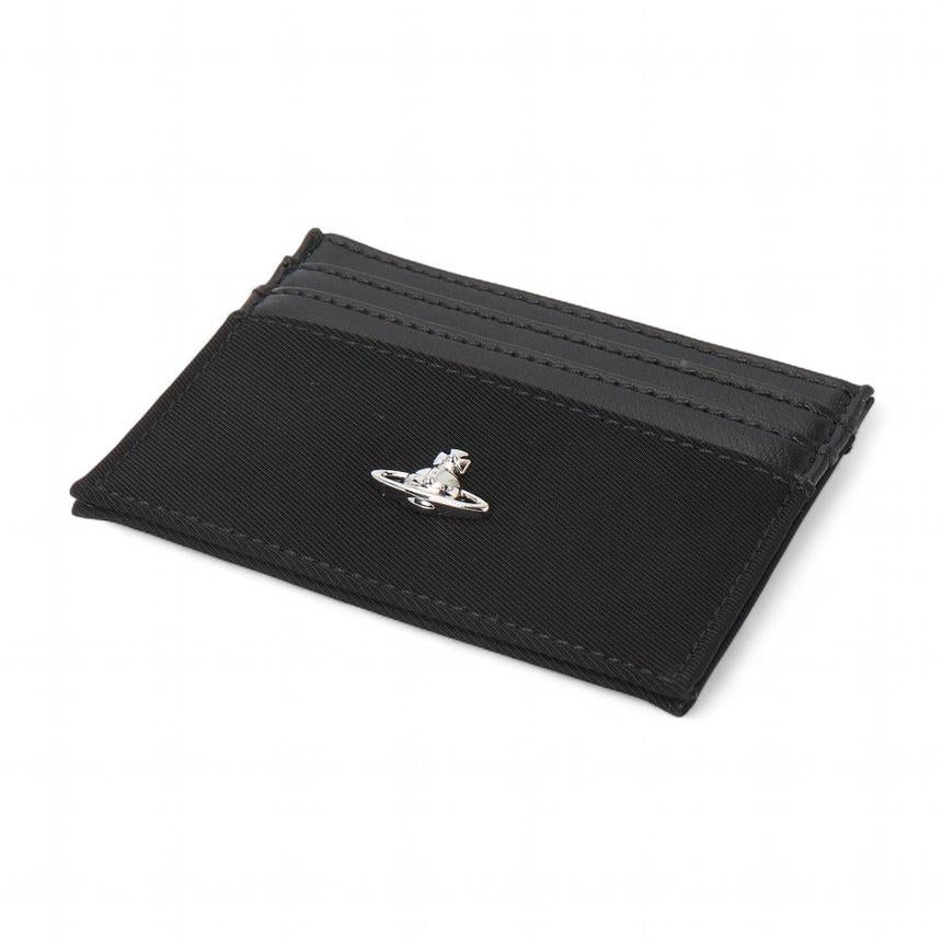 Vivienne Westwood Black Leather Women’s Card Holder Wallet