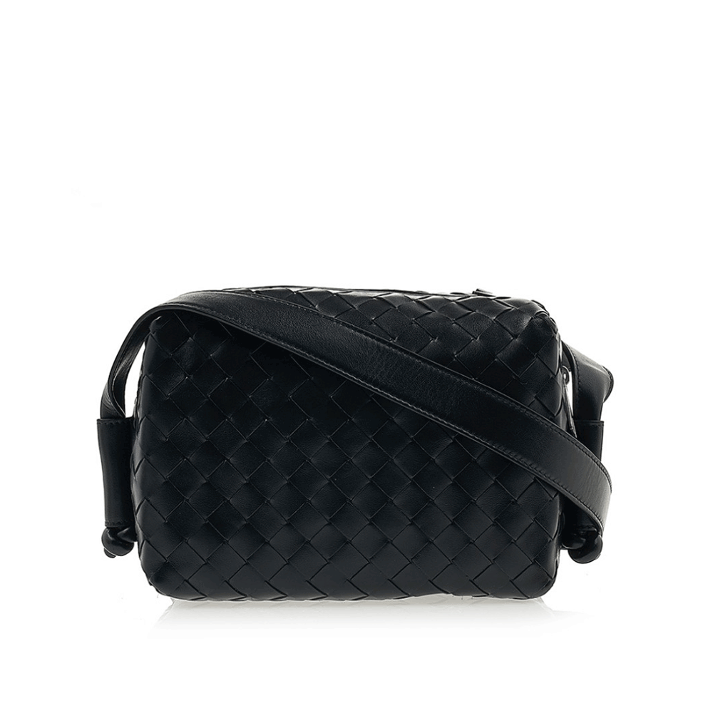 Bottega Veneta Intrecciato Loop Leather Crossbody Bag for Men