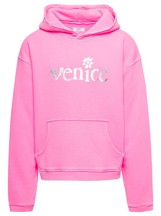 ERL Pink Hooded Sweatshirt Women’s Hoodie Top