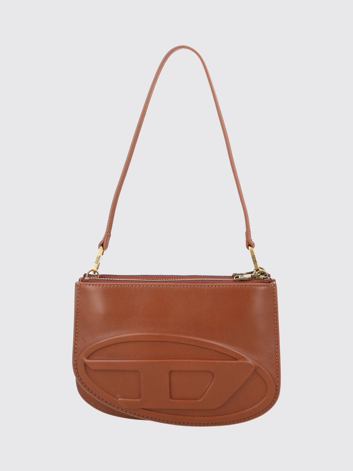 DIESEL Silver-Tone Mini Shoulder Bag