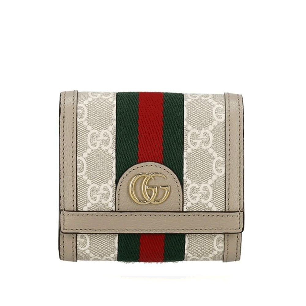 GUCCI Ophidia GG Canvas Small Bifold Wallet for Women 598662
