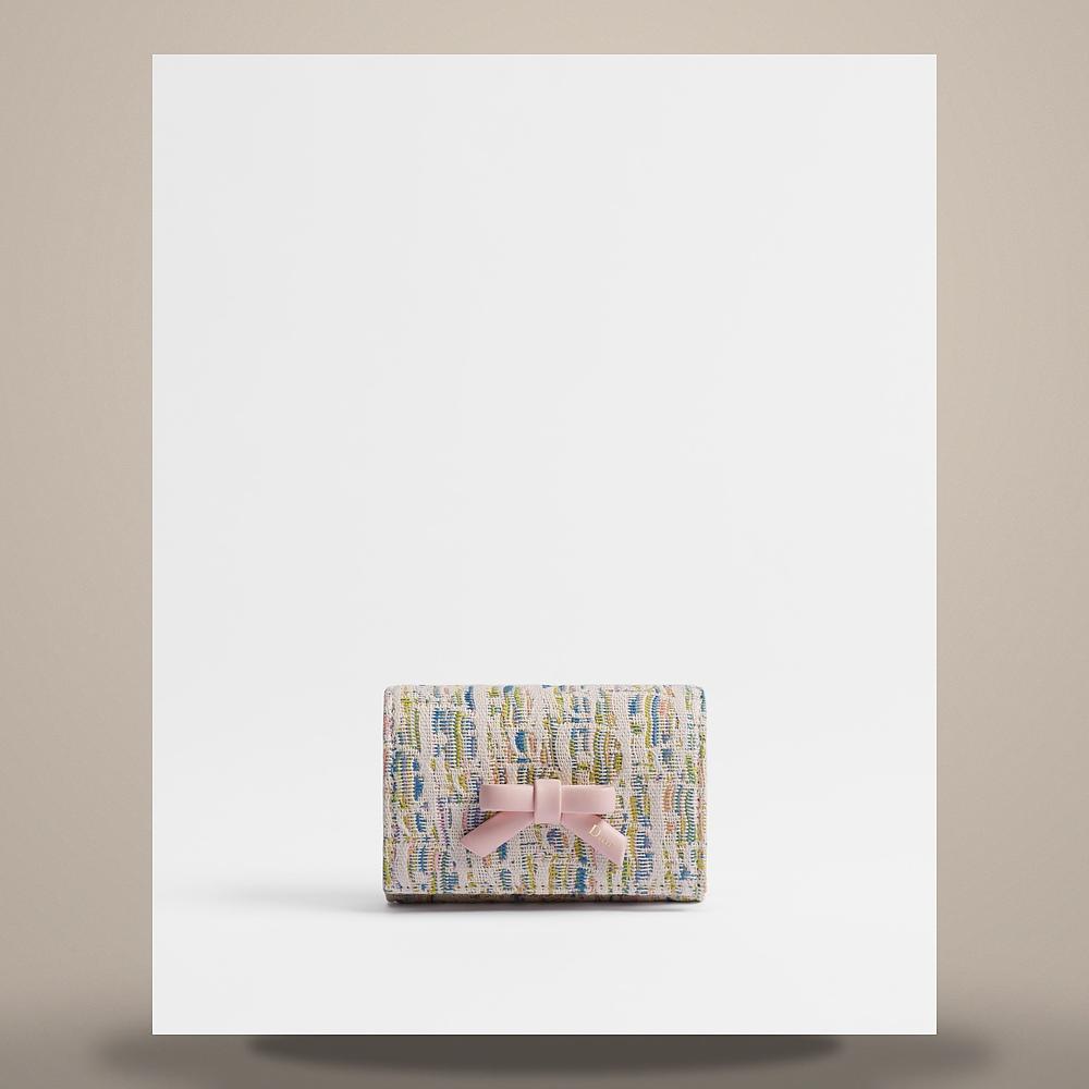 DIOR Oblique Pastel Jacquard Multicolor Promenade Women's Card Ho S2508OGWQ M956