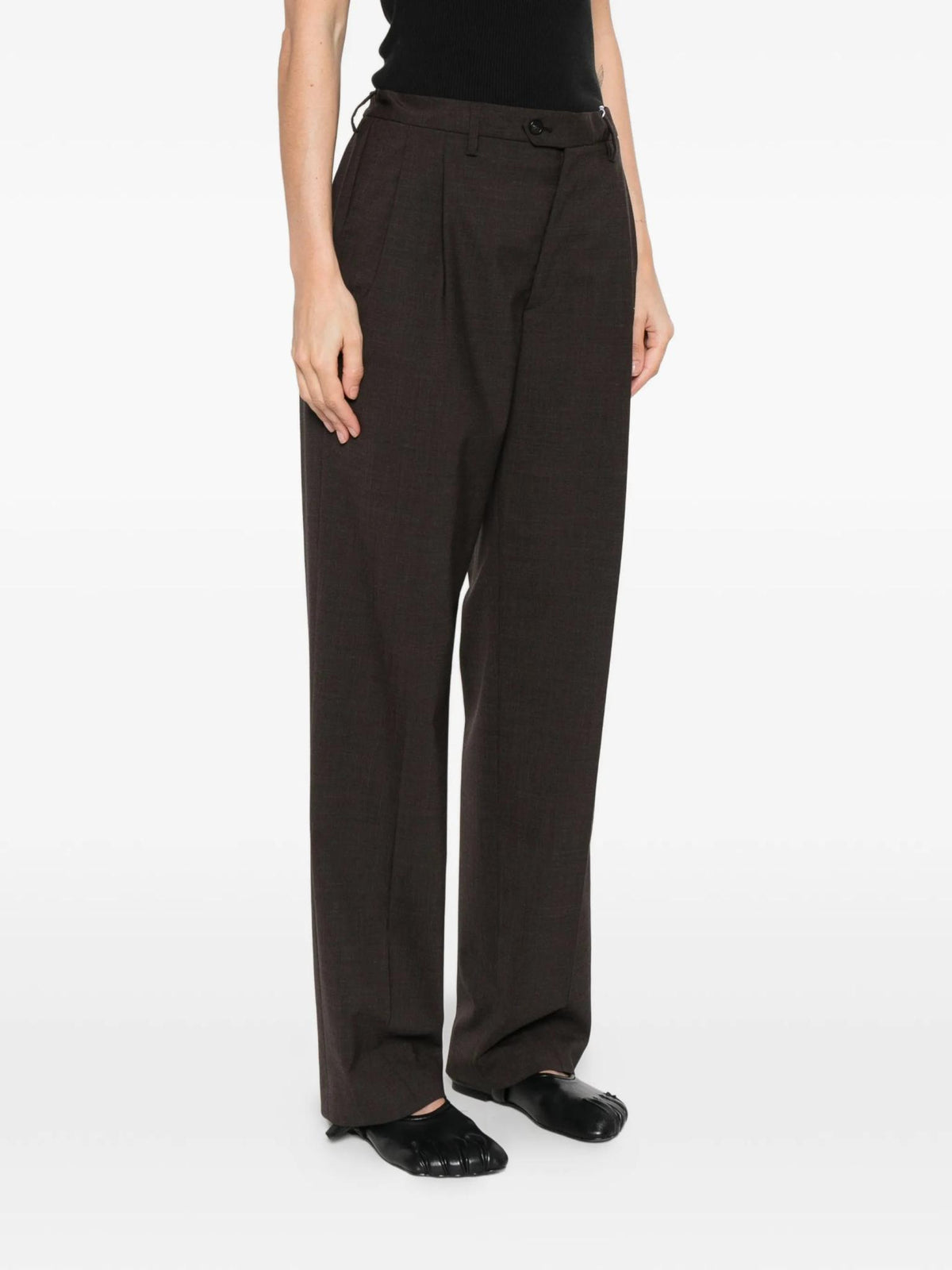 Maison Margiela Black Wool Classic Trousers