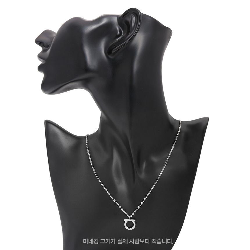 Ferragamo Gancini Pendant Necklace for Women 0696659
