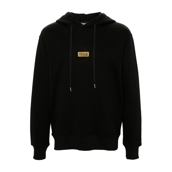 Versace Logo Regular Fit Hoodie Black 77GAIT08 CF00T 899