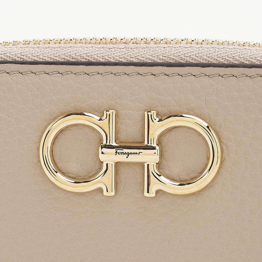 Ferragamo Women's Gancini Logo Compact Zip Wallet 22 0406 DAINO 0758667 3