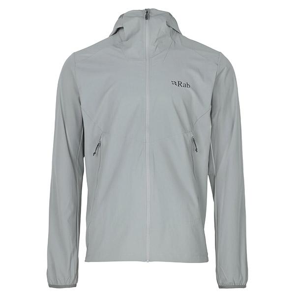 RAB Light Zinc Borealis Hooded Jacket for Men QWS76 LZN