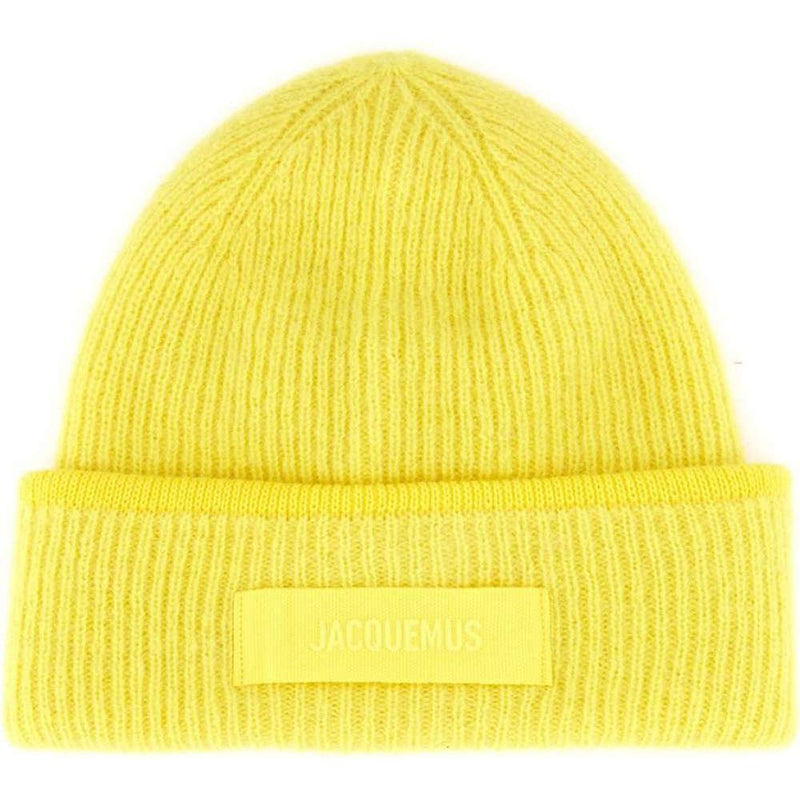 JACQUEMUS Le Bonnet Gros Yellow Women’s Beanie