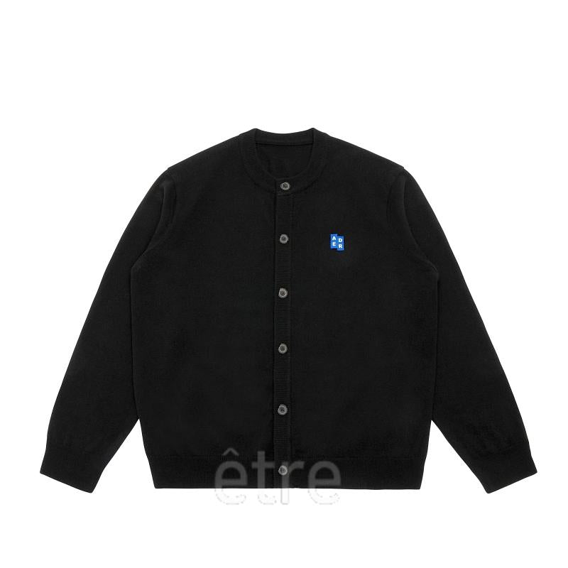 ADER ERROR Significant TRSBL Tag Cardigan 02 Noir