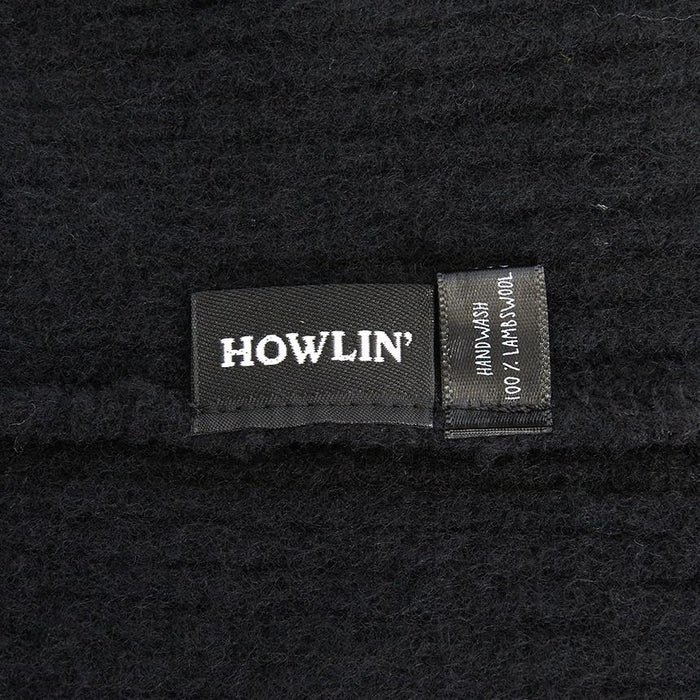 HOWLIN Black Knit Beanie Unisex