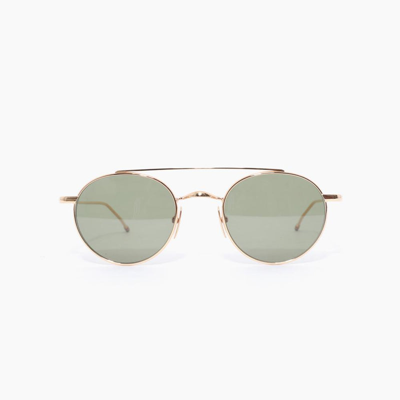 THOM BROWNE Double Bridge Titanium Frame Unisex Sunglasses UES101A G0001 711