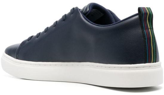 Paul Smith Leather Low-Top Sneakers for Men M2S LEE21 JLEA 49 BLUE DOM
