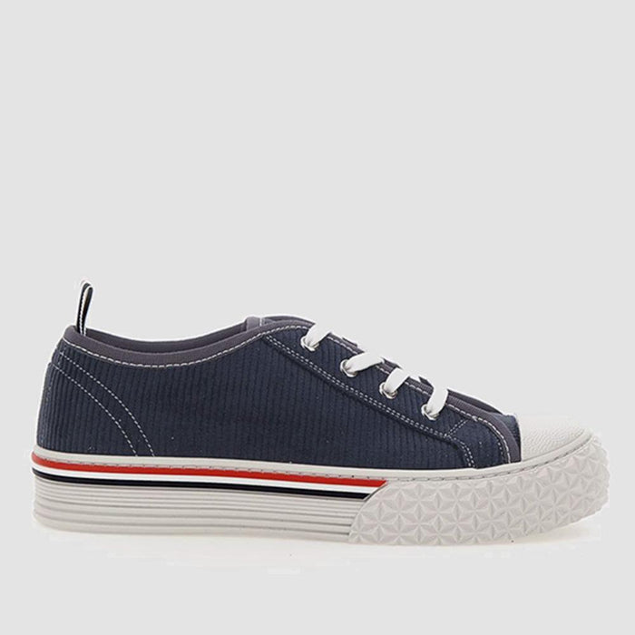 THOM BROWNE Collegiate Low-Top Sneakers Navy Women’s FFD125A F0220 415