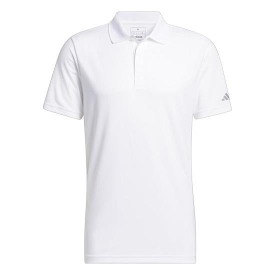 Adidas White Short Sleeve Polo Shirt for Men