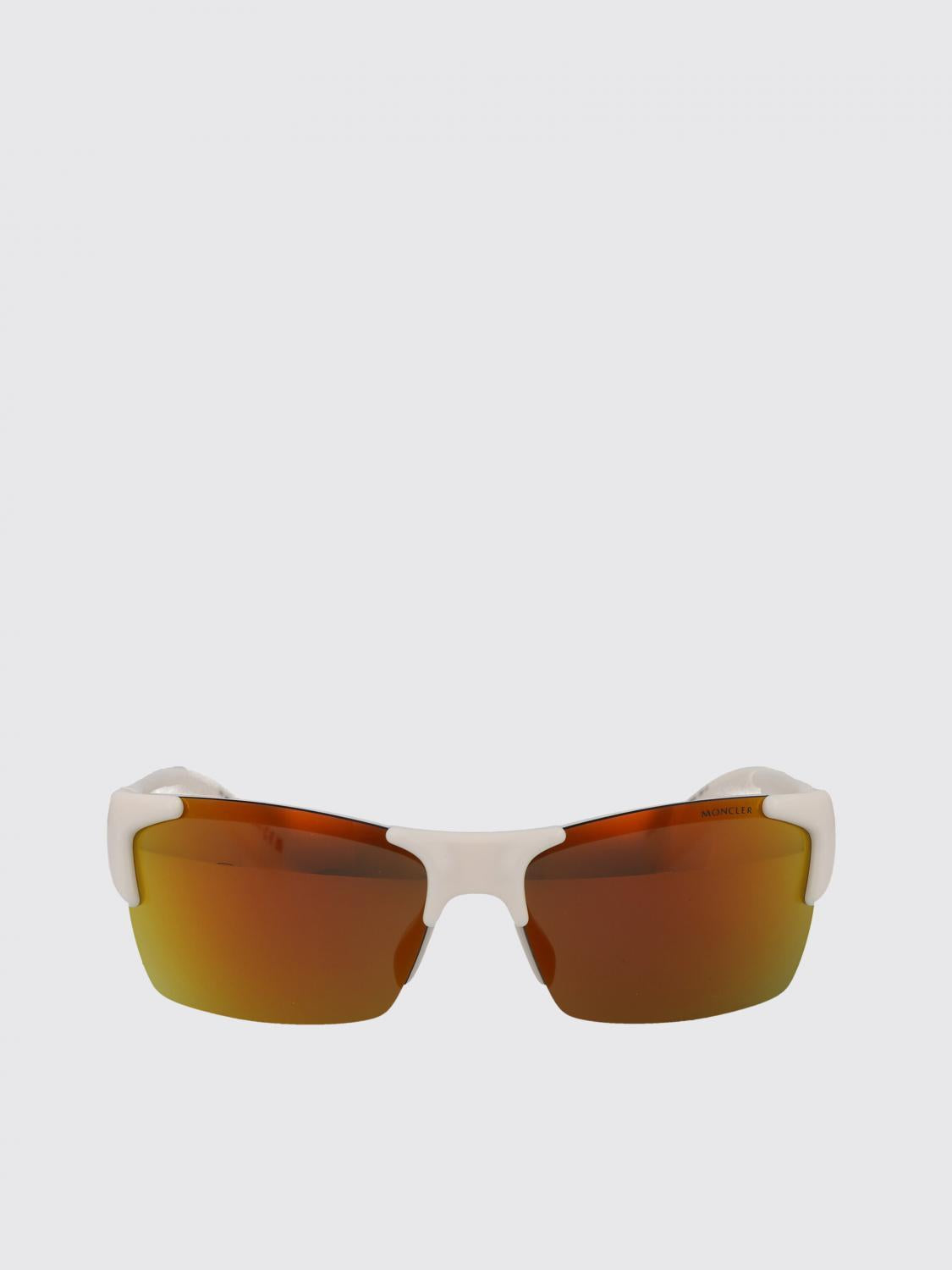 Moncler Gray Acetate Round Sunglasses