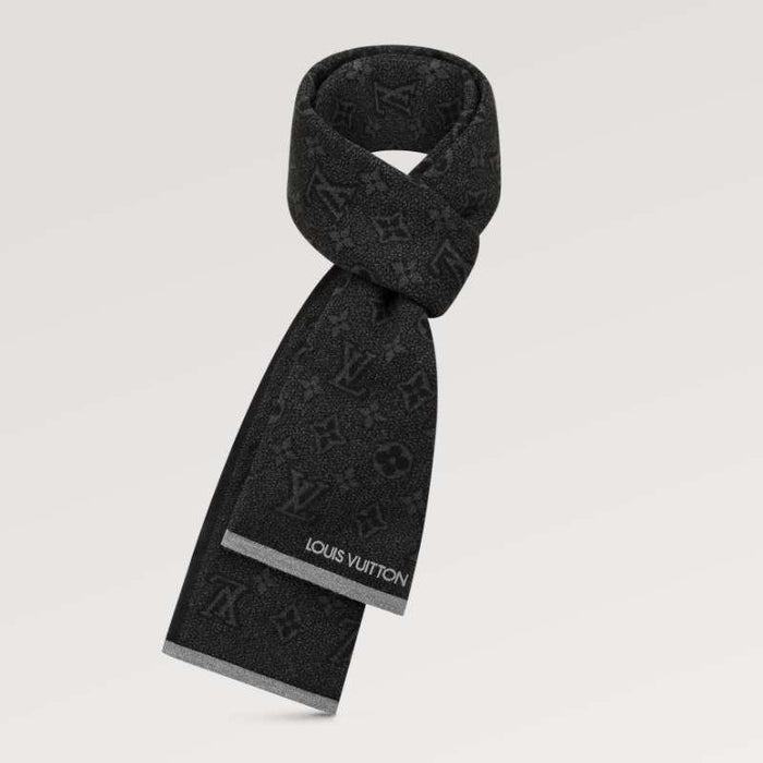Louis Vuitton My Monogram Eclipse Wool Scarf