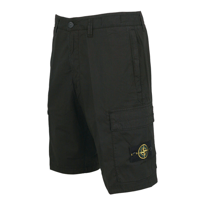 STONE ISLAND Cotton Drawstring Cargo Shorts Beige Men’s Shorts