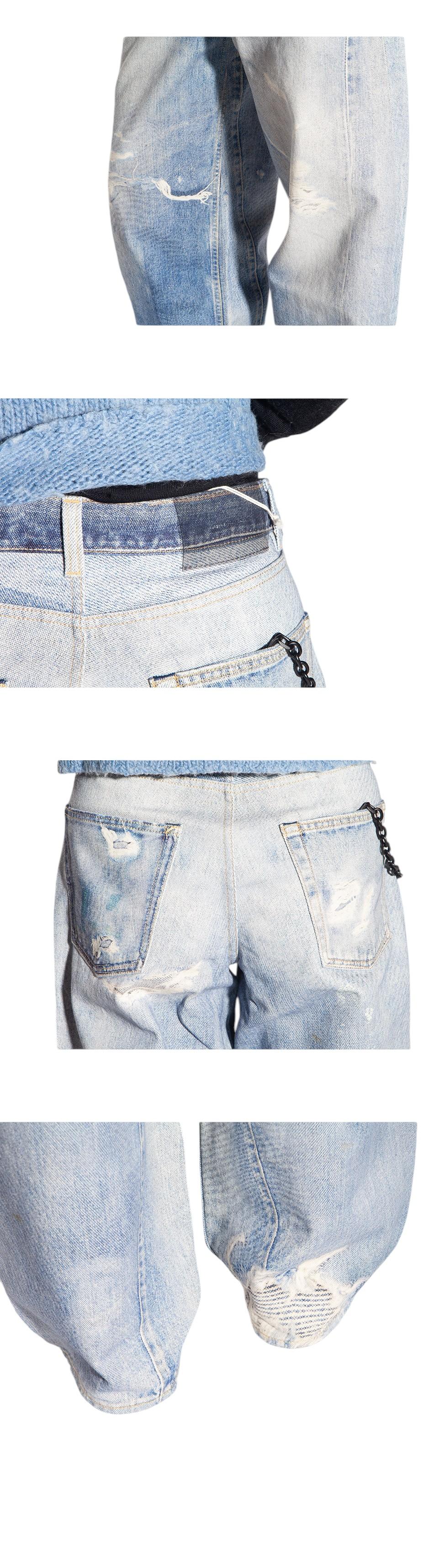 OUR LEGACY Digital Print Denim Full Cut Women’s Jeans