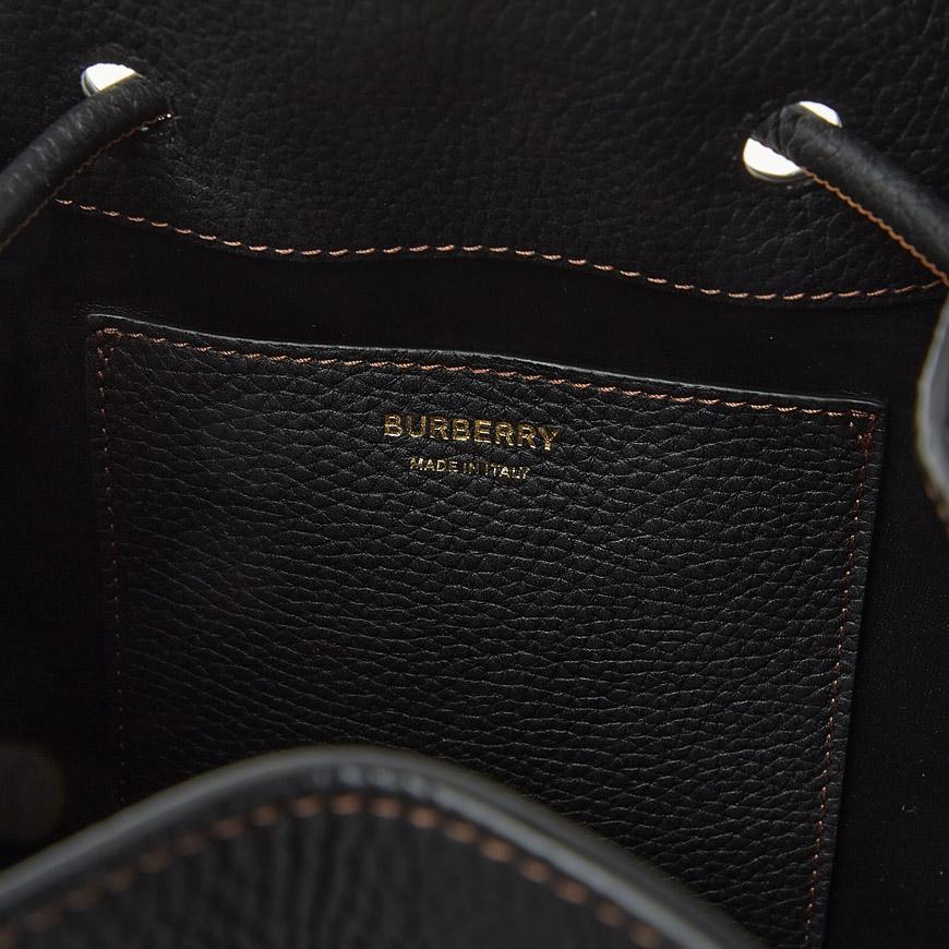 BURBERRY Small Grainy Leather TB Buc 8055691 LL SM DRAWSTRING BUCKET LGL A1189 1