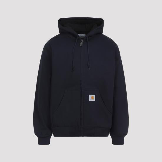 CARHARTT WIP Dark Navy Active Hoodie Women’s Pullover Sweatshirt I0230831C01