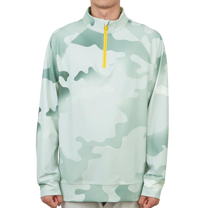 G/FORE Men’s Half-Zip Long Sleeve Golf Shirt NIMBS