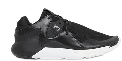 Y-3 Men's Mesh Leather Low-Top Sneakers Y 3