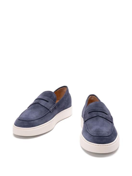 Tods Men’s Leather Loafers XXM04L00640RE0U820 BLUE DOM